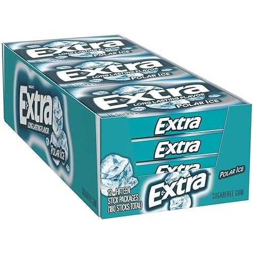 Store - 383 Extra Polar Ice Sugar-Free Gum (15 Count 12 Pack) (3 Pack)