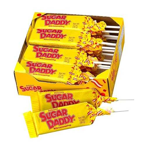 シュガーダディー ミルクキャラメルポップ 24個入り口・入口 1.7薬局衡オンス ポップ Tootsie Roll Sugar Daddies Milk Caramel Pops Individually Wrapped Long Lasting Caramel Lollipops Peanut Free, Gluten Free 24 Count, 40.5 薬局衡オンス. (Pack of 1)