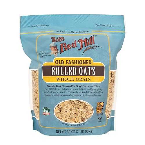 Bob\u0027s Red Mill Old Fashioned Regular Rolled Oats, 32 Ounce (Pack of 4)