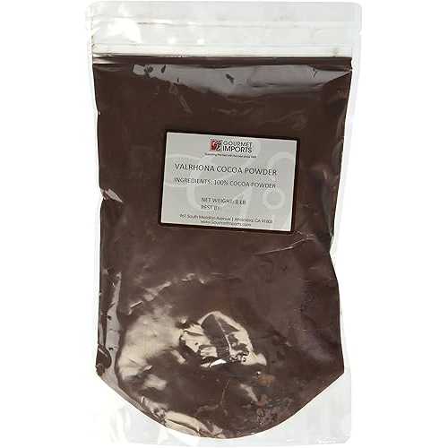 ヴァローナ 黒茶 チョコレート黒色火薬 100% ココア 1 英国ポンド OLIVENATION Valrhona Chocolate Cocoa Powder 100% cacao 1 重量ポンド