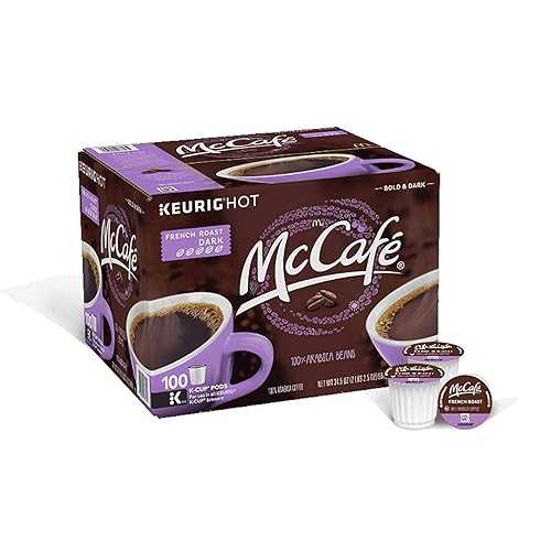 マック喫茶店 フレンチ 焙ずる 珈琲、K-CUP ポッド、100 個 McCafe French Roast Coffee, K-CUP Pods, 100 Count