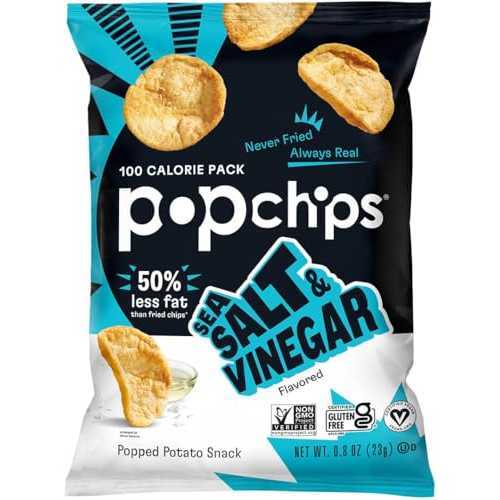 Popchips Sour Cream \u0026 Onion Potato Chips, 5 Oz