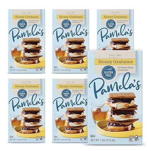 Pamela\u0027s Products Pamela\u0027s Traditional Honey Grahams, Gluten Free, 7.5 Ounces (Pack Of 6)