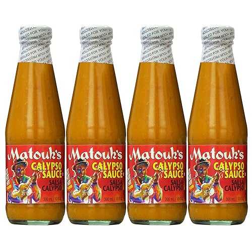 マトゥークのカリプソソース 10 薬局衡オンス (4 個容器に並べる) Matouk\u0027s Calypso Sauce 10 Ounce (Pack of 4)