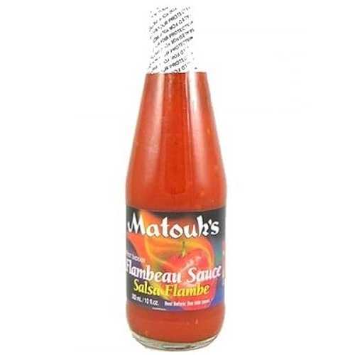 マトゥークのフランボーソース、10薬局衡オンス壜(4本風呂敷き包み) Matouk\u0027s Flambeau Sauce, 10-Ounce Bottles (Pack of 4)