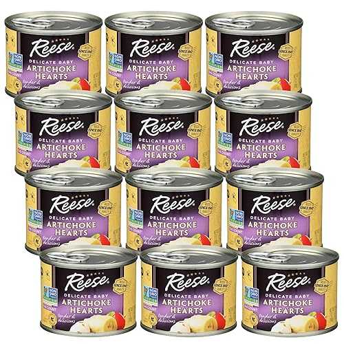 リースアーティチョークボトムス、14薬局衡オンス(12個風呂敷き包み) Reese Artichoke Bottoms, 14-Ounces (Pack of 12)