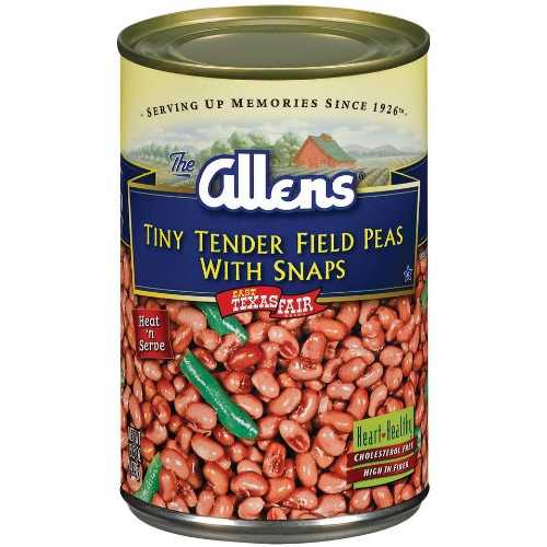 Allen\u0027s Field Pea 隙間付き添い人、15.5 薬局衡オンス (6 個容器に並べる) Allen\u0027s Field Pea With Snap, 15.5-Ounce (Pack of 6)