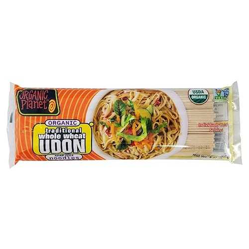 Organic Planet Organic Traditional Whole Wheat Udon Noodles, 8 Ounce (Pack of 12)