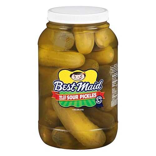 Best Maid Sour Pickles 1 Gal 18-22 count (1 Pack) Best Maid Products Best Maid Sour Pickles 1 Gal 18-22 count (1 Pack)