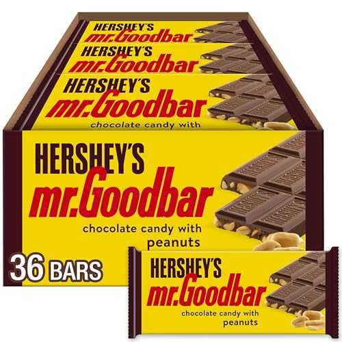 HERSHEY\u0027S MR. GOODBAR Chocolate with Peanuts Candy Bars, 1.75 薬局衡オンス (36 Count)
