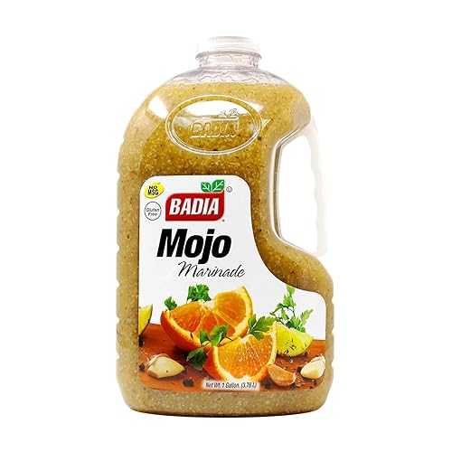 Badia Mojo Criollo Marinade, 128 Fl Oz (1 Gallon) - Authentic Marinade with Garlic, Citrus \u0026 Spices Badia Mojo Criollo Marinade, 128 Fl Oz (1 Gallon) Authentic Marinade with Garlic, Citrus \u0026 Spices