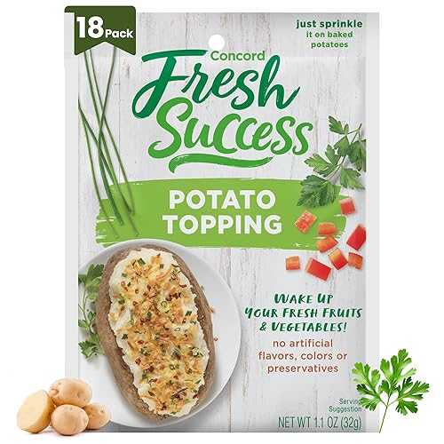 コンコルドポテトトッピング - 18個容器に並べる Concord Foods Concord Potato Topping - 18 Pack