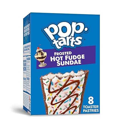 Pop-Tarts, Breakfast Toaster Pastries, Frosted Hot Fudge Sundae, Proudly Baked インチ the USA, Value Pack, 13.5薬局衡オンス Box (Pack of 8)