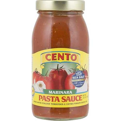 Cento Italian マリナラソースジャー、25.5 薬局衡オンス (6 個風呂敷き包み) Cento Italian Marinara Sauce Jars, 25.5 Ounce (Pack of 6)