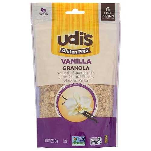 Udis グルテン無償性 ヴァニラ グラノーラ、12 薬局衡オンス - 入れものあたり近所 6 個。 Udi\u0027s Udis Gluten Free Vanilla Granola, 12 Ounce - 6 per case.