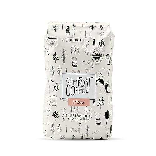 Mt. Comfort Coffee Costa Rica Medium Roast, 2.5重量ポンド - Sourced From Local, Costa Rican Coffee Farms - Roasted Whole Bean