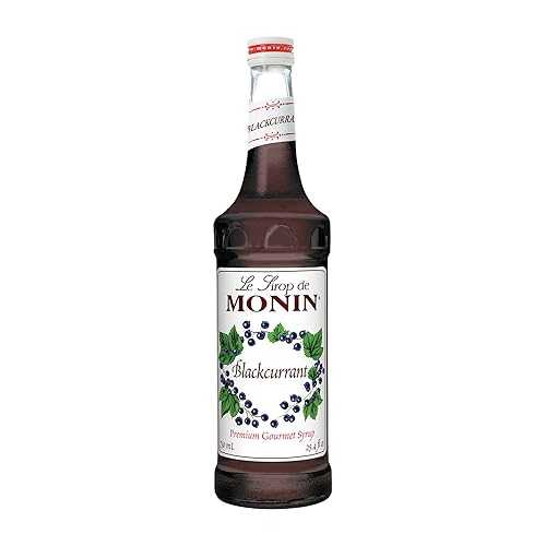 モナン 割り増し金 食い道楽 黒房すぐり 舎利別 750ml 瓶 (黒房すぐり) Monin Premium Gourmet Blackcurrant Syrup 750ml Bottle (black currant)