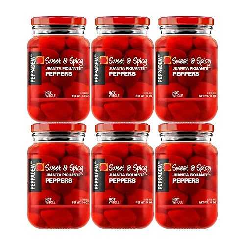 Peppadew Peppers - Hot - Value Bundle of 6 (84 ounce)