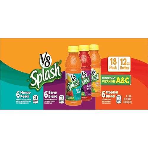 V8 スプラッシュ 多種多様さ 風呂敷き包み (12 薬局衡オンスの瓶、18 風呂敷き包み) AMIAEDU V8 Splash Variety Pack (12 薬局衡オンス. bottles, 18 pk.)