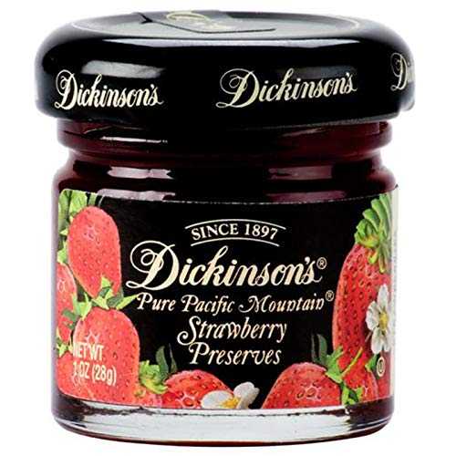 Dickinson\u0027s Pure Pacific Mountain Strawberry Preserves、1 薬局衡オンス、72 個 Dickinson\u0027s Pure Pacific Mountain Strawberry Preserves, 1 薬局衡オンス, 72 Count