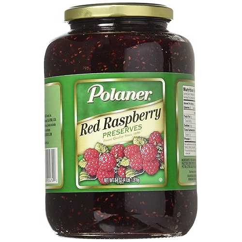 ポラナー 赤いこと ラズベリー プリザーブ、32 薬局衡オンス Polaner Red Raspberry Preserve, 32 Ounce