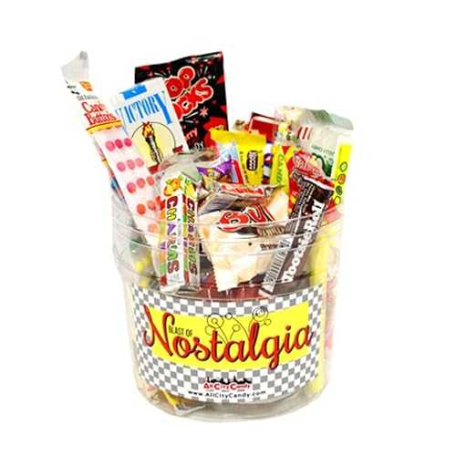All City Candy の極まりのもの懐かしさ 砂糖菓子 差し上げ物 井戸釣瓶 All City Candy Nostalgia Candy Gift Bucket Retro Old Fashioned Candy Assortment Classic Throwback Sweets Variety Pack Fun Gift for All Ages