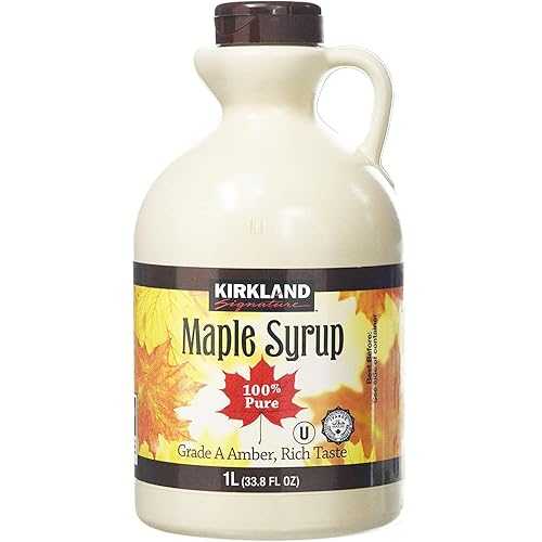 書き判 100% メープルシロップ うす暗い琥珀色、33.8 液量薬局衡オンス KIRKLAND Signature 100% Maple Syrup Dark Amber, 33. 8 Fl OZ