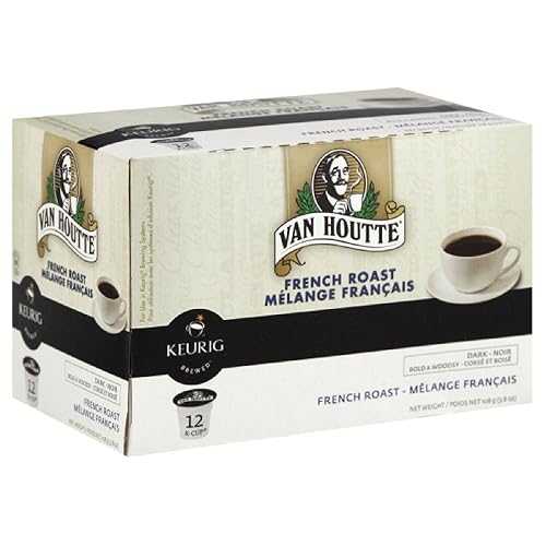 Van Houtte フレンチ 焙ずる 珈琲 K 優勝杯、1 薬局衡オンス (3 個容器に並べる) Van Houtte French Roast Coffee K-Cup,1-ounces (Pack of3)