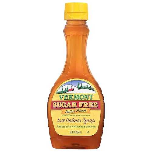 Maple Grove Farms Sugar Free Syrup, Butter Flavor, 12 Ounce (Pack of 12)