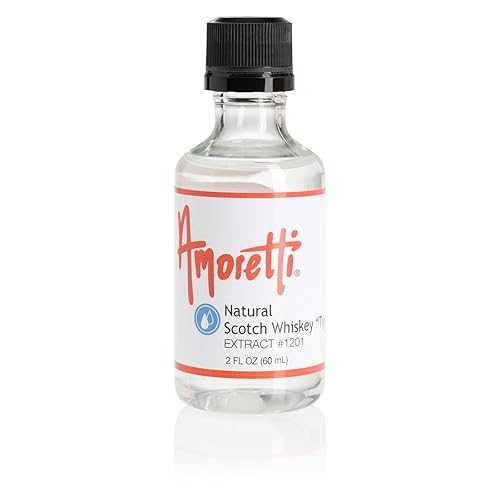 アモレッティ 自然的 スコッチウイスキー ウィスキー 印字機 抽出エキス、2 薬局衡オンス Amoretti Natural Scotch Whiskey Type Extract, 2 Ounce