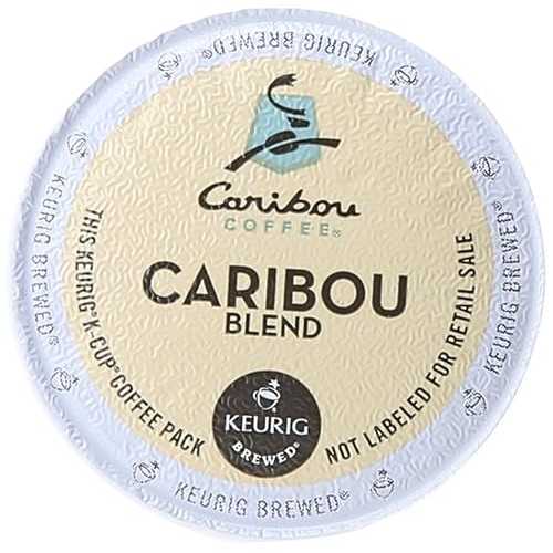 緑であること 牟礼 苛性カリブー K 優勝杯 珈琲 交ぜあわせる、100 個 Caribou Coffee Green Mountain Caribou K-Cups Coffee Blend, 100 Count