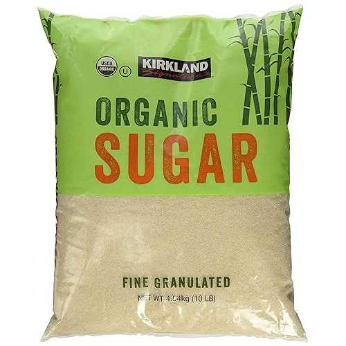 カークランド 名書き オーガニック 精製糖 Kirkland Signature Organic Sugar - 10 Lb (Pack of 3)