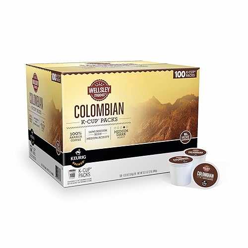 ウェルズリーファームズ コロンビア珈琲 100K優勝杯風呂敷き包み Wellsley Farms Colombian Coffee 100 K-Cups Packs