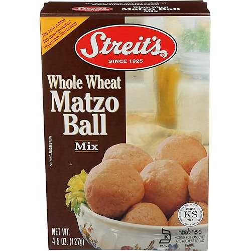 Streit\u0027s Streits Matzo Ball Mix, Whole wheat, 4.5000-ounces (Pack of6)