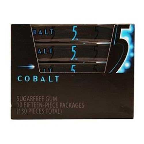 Wrigleys 5, Gum Cobalt, Count 10 (15S) - Gum/Grab Varieties \u0026 Flavors