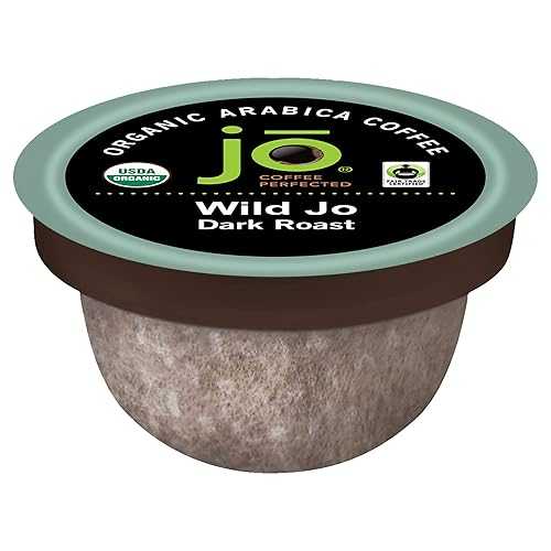 WILD JO: 36 Cup Organic Dark French Roast Compostable Coffee Pods for Keurig K-Cup Compatible Brewers / Bold Strong Rich Wicked Good / Eco-Friendly Single Serve / Fair Trade Certified by Jo Coffee