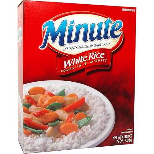 ミニッツ精白米、72 薬局衡オンス (4 風呂敷き包み) Minute White Rice, 72 薬局衡オンス (Pack of 4)