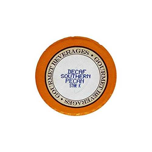 Decaf Southern Pecan Coffee Pods - 100 Single Serve Cups, Flavored Medium Roast, Compatible with Keurig Brewers Gourmet Coffee Decaf Southern Pecan Coffee Pods 100 Single Serve Cups, Flavored Medium Roast, Compatible wi