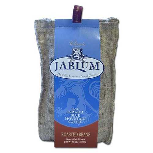 JABLUM Blue Mountain Roasted Whole Bean Coffee, 16 薬局衡オンス bag, 5 pack