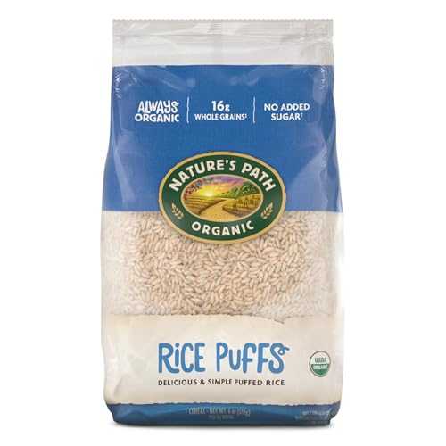 Nature\u0027s Path Organic Rice Puffs Cereal, 6 薬局衡オンス (Pack of 12), Earth Friendly Packaging