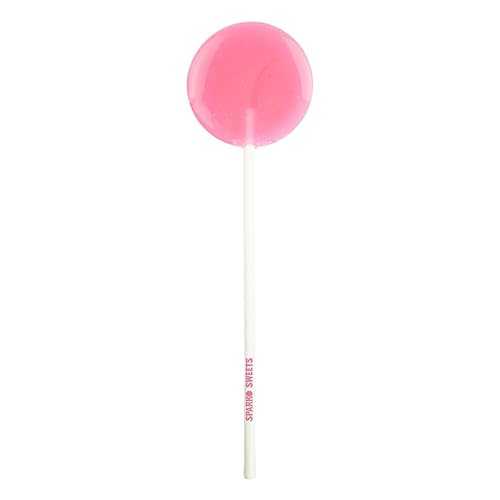 Sparko Sweets Strawberry Lemonade Lollipops, Handcrafted インチ USA, 36 Pieces - Flavorful and Perfect for Parties, Birthdays, Valentine\u0027s Day, Gifts, and Events