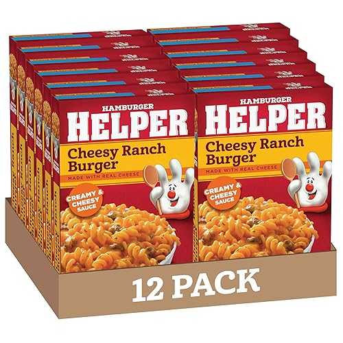 Hamburger Helper Cheesy Ranch Burger, 5.9 Ounces, 12 per Case