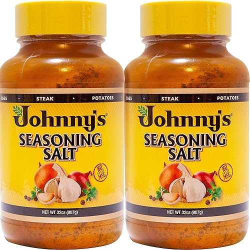 Johnny\u0027s 香辛料 ソルト、申したてなし、42 薬局衡オンス Johnny\u0027s Seasoning Salt, 32 Oz (Pack of 2)