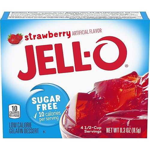 Jell-O Strawberry Sugar Free Gelatin Dessert Mix (24 コンピュータ断層撮影法 Pack, 0.3 薬局衡オンス Boxes)