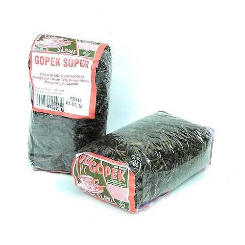 Gopek スーパールースジャスミンティー 90 瓦 (3.17 薬局衡オンス) (2 個風呂敷き包み) Gopek Super Loose Jasmine Tea 90 Gram (3.17 Oz) (Pack of 2)
