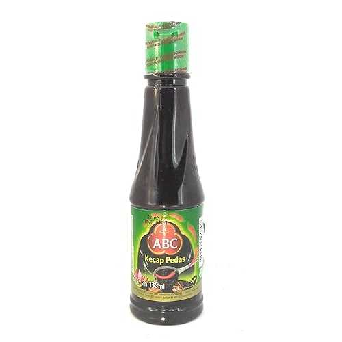 ABC ケチャプペダス (ドライ醤油)、135 ml (3 個風呂敷き包み) ABC Kecap Pedas (Hot Soy Sauce), 135 Ml (Pack of 3)