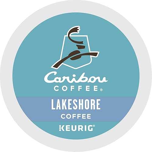Caribou Coffee Lakeshore Blend, Single-Serve Keurig K-Cup Pods, Medium Roast Coffee, 72 Count
