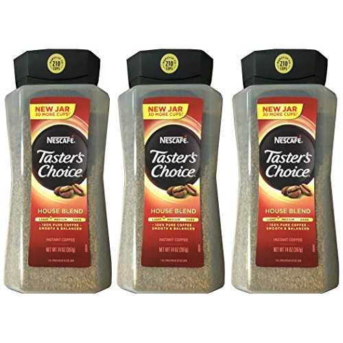 Taster\u0027s Choice Original Gourmet Instant Coffee 14 Oz, Pack of 3