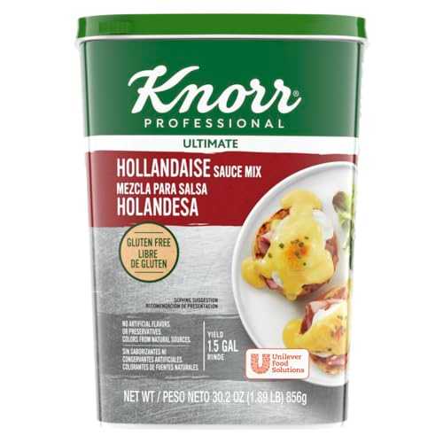 Knorr Professional Ultimate オランデーズソースミックス 菜食主義者、グルテン無償性、人工芳ばしさや保護すること料不当て嵌める、MSG無足し加える、30.2薬局衡オンス、4個風呂敷き包み Knorr Professional Ultimate Hollandaise Sauce Mix Vegetarian, Gluten Free, No Artificial Flavor