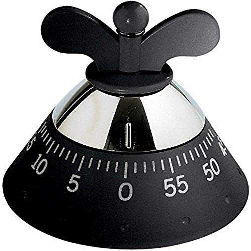 Alessi B 勝手もとタイマー 黒いこと Alessi B Kitchen Timer, Black